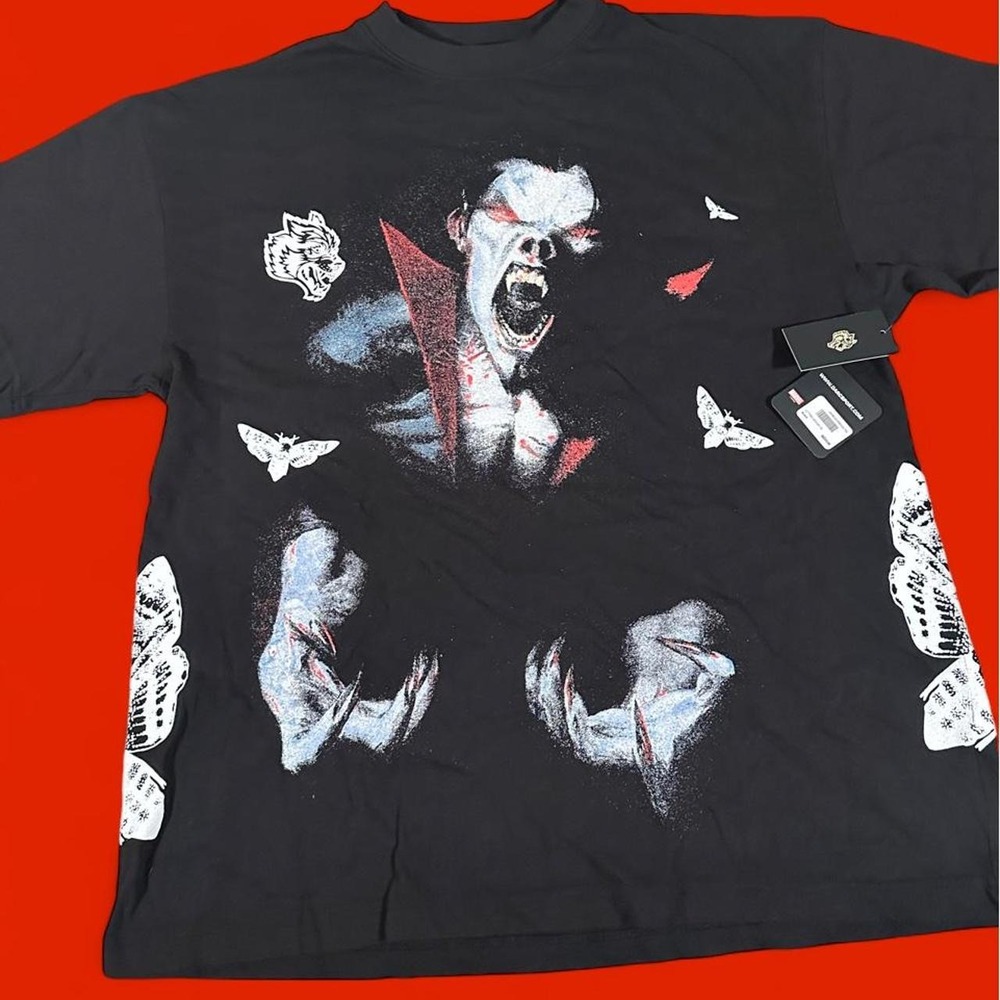 Darc Sport Marvel Morbius Premium Tee Black Graphic T-Shirt Mens M LCTT001-933